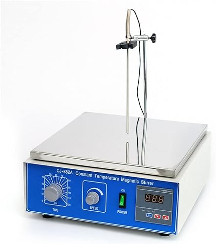 CNCEST 10L Digital Lab Hot Plate Mezclador Agitador Magnético Calefacción 0-1250 RPM