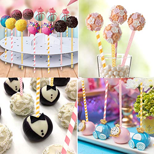 Cake Pop Sticks Lollipop Treat Sticks Colorful Lollipop Sticks 100 Pcs Straws Colorful Cake Pops Making Tools For Cake Pop Diy Homemade Fruit Candy Chocolate Lollipop Ice Cream And Ccookie #TOP1