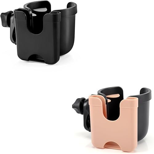Miniatura 35 de Accmor - Portavasos para cochecito con soporte para teléfono, Portavasos universal para bicicleta, Portavasos universal para cochecitos Uppababy