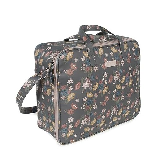 Pasito a pasito. Maleta de Clínica Garden. Bolsa de Maternidad Útil para Llevar al Hospital o Clínica. Organizador Fabricado en Polipiel. Color Gris