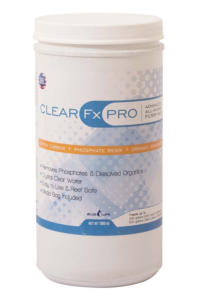 Filtre médias pour aquarium Bleu clair Vie FX Pro 1800 ml pour masse de filtration de l'eau