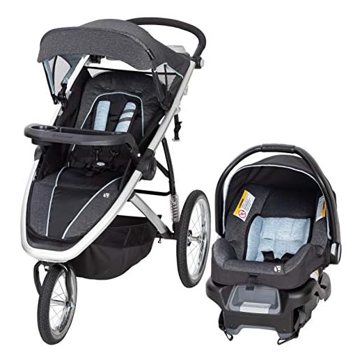 Baby Trend Go Gear Propel 35 Jogger Travel System, Blue Spectrum