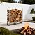 Garvee 4.3FT Steel Firewood Rack with 600D Waterproof Oxford Cover - Heavy Duty Indoor/Outdoor Log Storage Organizer for Fireplace, Patio & Backyard