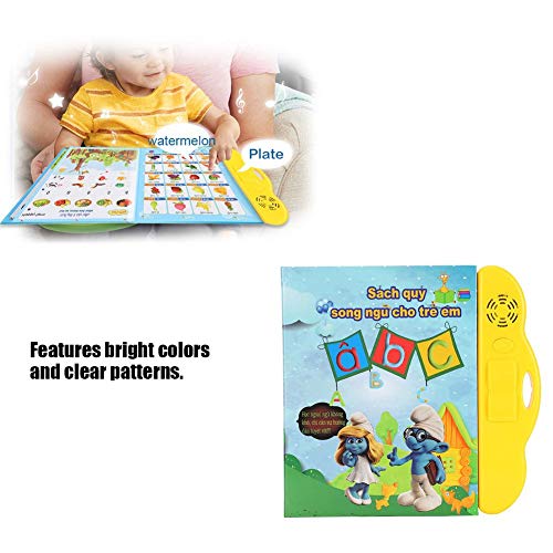 Livro de som de vegetais de frutas, livro de som, idioma tailandês/inglês/chinês Educação precoce pa