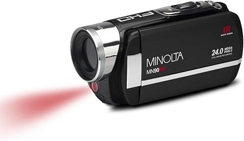 Miniatura 2 de Minolta MN90NV 1080p Full HD - Videocámara de visión nocturna, color negro