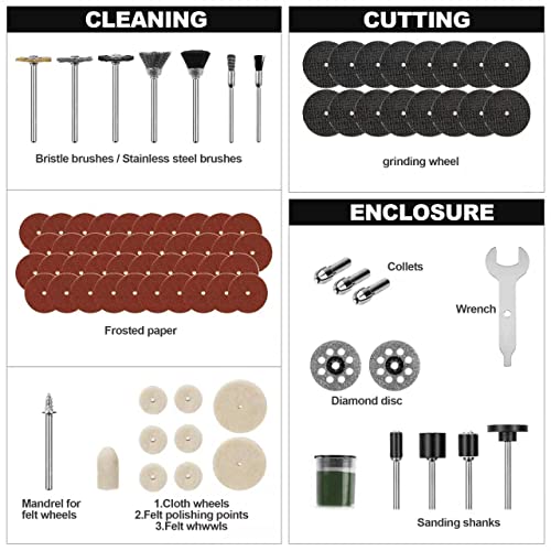 Populo RTAK-305 305-Piece Rotary Tool Accessories Kit thumb #2