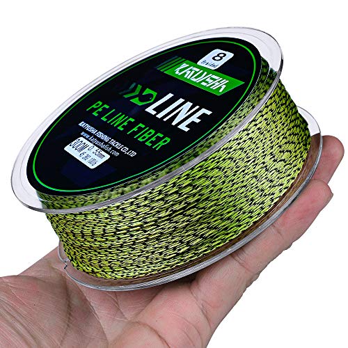 KATUYSHA Braided Fishing Line, Abrasion Resistant Zero Stretch Braided Lines 8 Strands Super Strong Superline 60Lb Test 547 Yards by KATUYSHA - Image 4