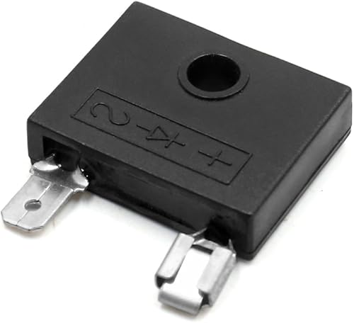 uxcell DC 12V Negro 2 Pines Motocicleta Regulador de Voltaje Rectificador para Suzuki AX-100