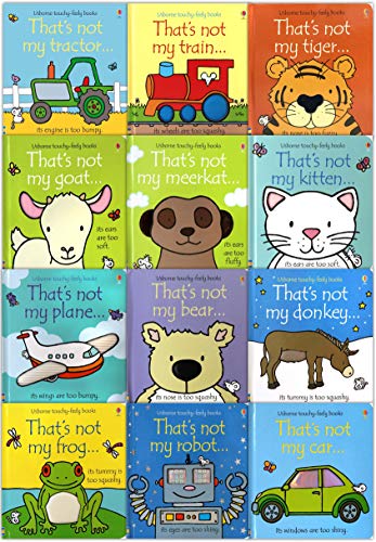 That's Not My Toddlers 12 Books Collection Set Pack Fiona Watt (Touchy-Feely Board Books)