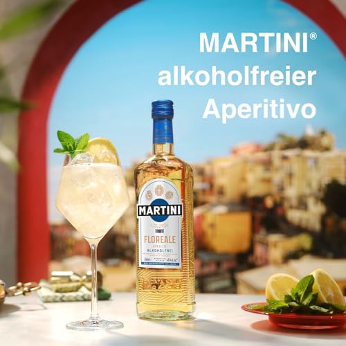 MARTINI Floreale alkoholfreier Aperitif, 75cl / 750ml, angereichert mit hochwertigen Botanicals