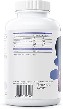 Osavi Glycine 1000mg – 120 Vegan Capsules | High–Potency Glycine for Cognitive & Sleep Support
