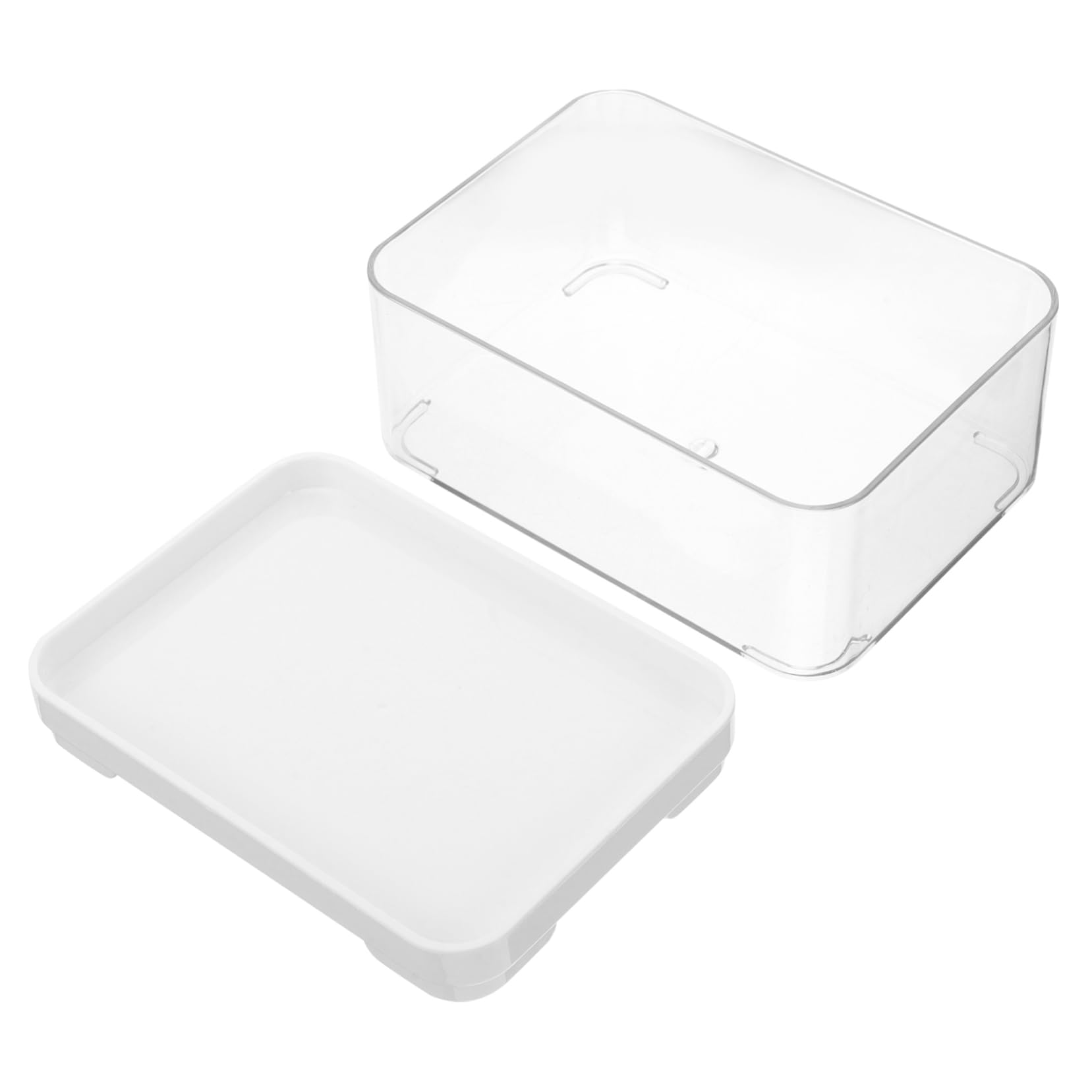 Mobestech 5 Stück Wiederverwendbare Waschmittelbox mit Deckel Transparente Aufbewahrungsbox für Waschpulver für Täglichen Gebrauch Praktische Lagerung von Waschmittel