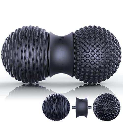Fitbeast Peanut Massage Ball, Trigger Point Ball & Lacrosse Ball For Physical Therapy, Deep Tissue Massage Tool For Trigger Point Massage, Foot Massage, Muscle Relief, Myofascial Release #TOP9