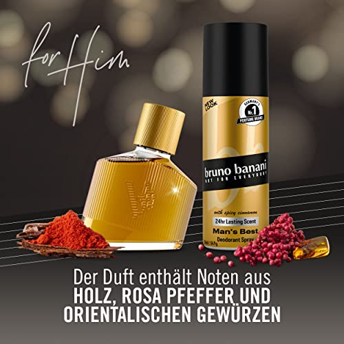 bruno banani Geschenkpackung Mans Best Eau de Toilette 30ml + Deo Body Spray 50ml – Ansicht 4