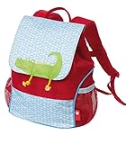 Lieferumfang: 1 sigikid Rucksack, Krokodil-Motiv, Material: Nylon, Farbe: Rot, Altersempfehlung: ab 3 Jahren, Maße: 28 x 24 x 16 cm, Art.-Nr.: 25022