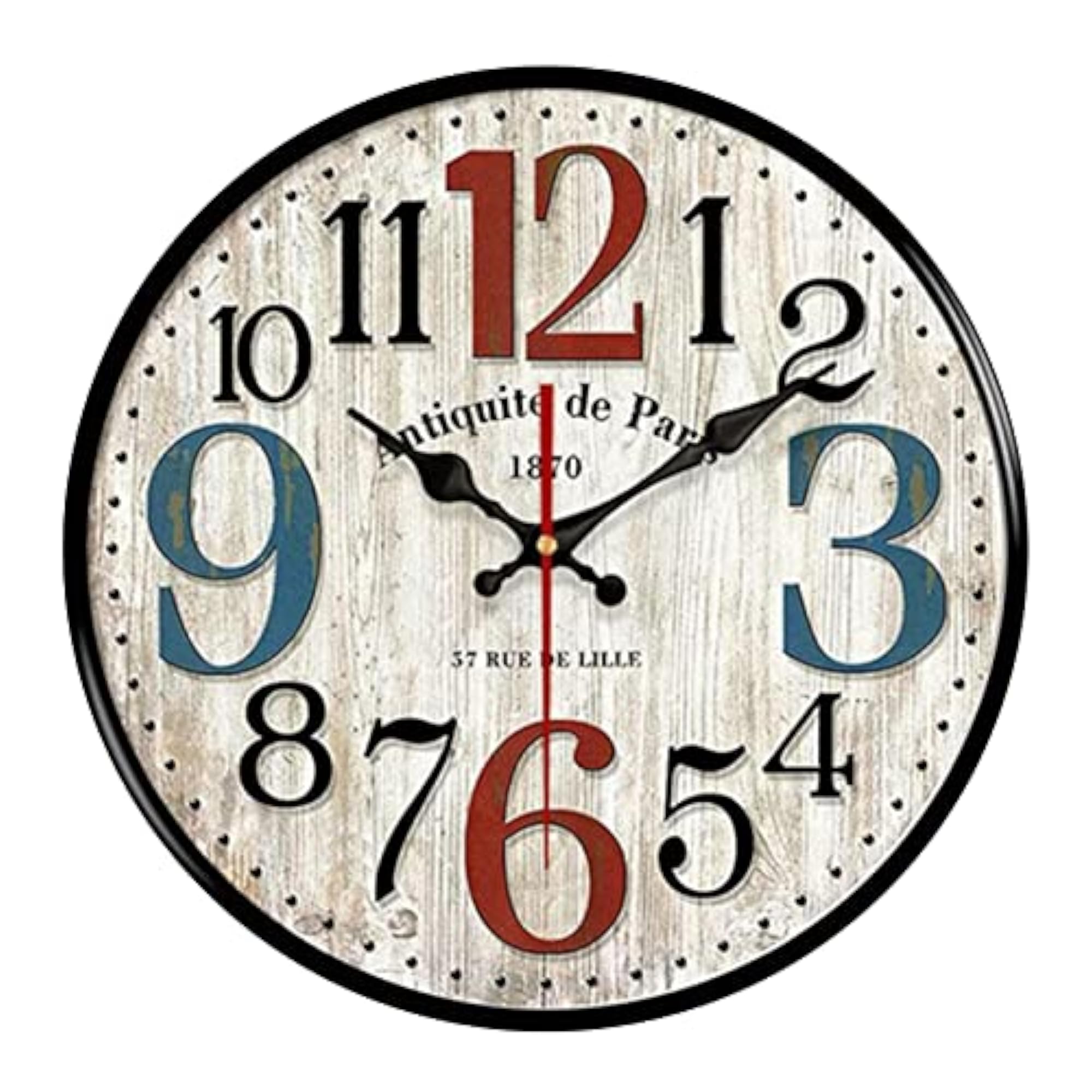 Decorative Quartz Wall Clock for Bedroom & Living Room