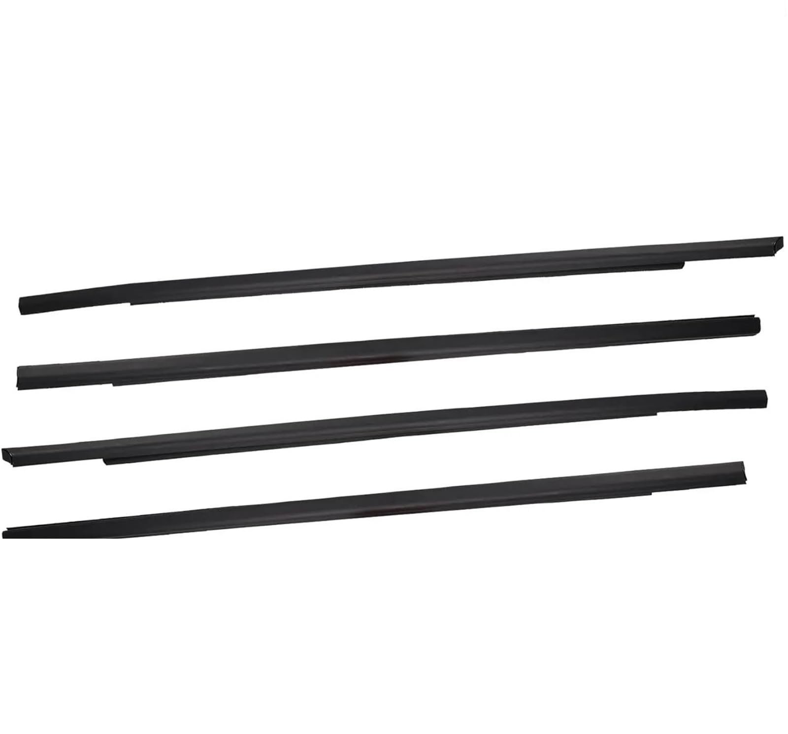 Window Weatherstrip for Civic 2016-2019 Rubber Door Moulding Trim Outer Glass Seal Belts Insulation Seal