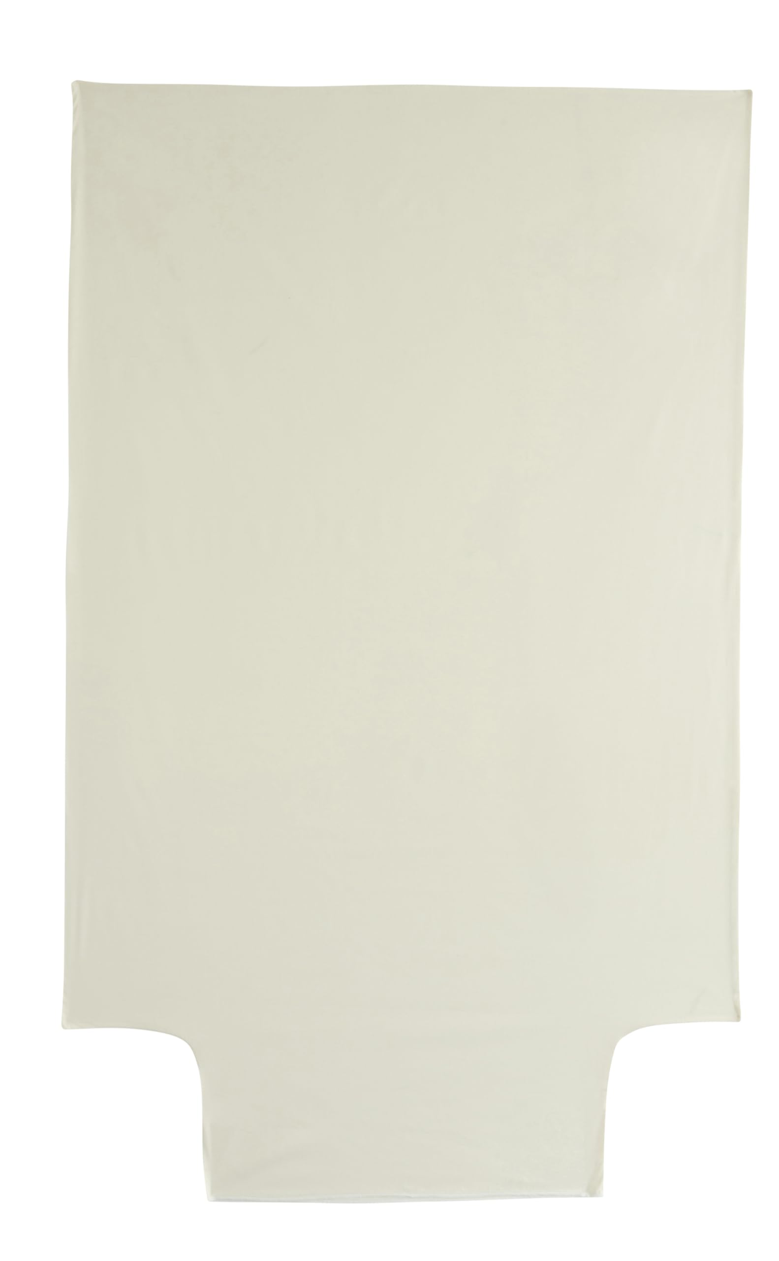 P'tit Basile Housse de Couette 75x120 ou 80x120 cm - 100% Coton Bio 57 Fils certifié sans substances nocives - Ecru Beige - Idéal pour lit bébé 60x120 70x140 cm Berceau couffin - Rabat pour Border