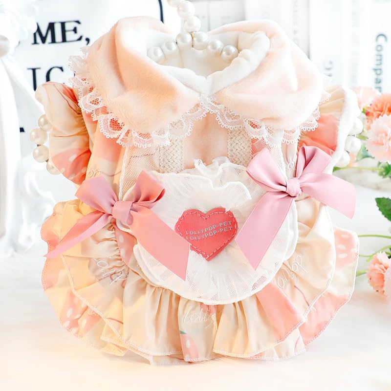 Disfraz para perros AZA princesa talla L rosa miniatura 2