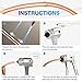 Tek Motion 7 Level Professional Aluminum Copper Tube Expander Tool Full Set with Tube Cutter & Deburring Tool, 3/8