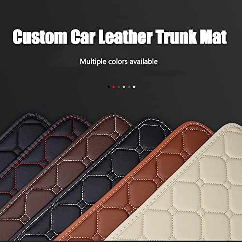 Tapis de coffre en cuir marron luxe pour Discovery Sport 7 places - 3