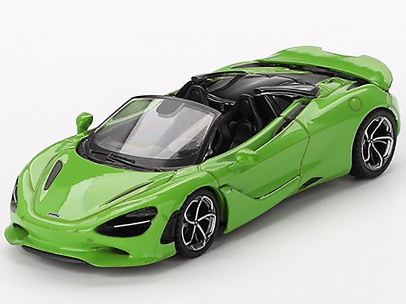 750S Spider Mantis Green Limited Edition 1/64 Diecast Model Car by Mini GT MGT00783