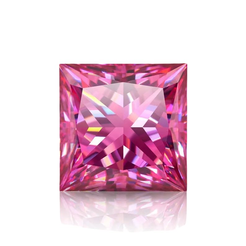 Moissanite émeraude 4.5mm d'exception pour création de haute bijouterie