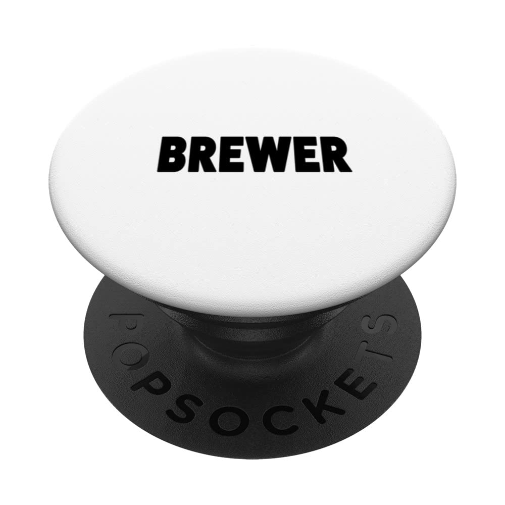Best Brewer ever funny custom family name PopSockets Swappable PopGrip