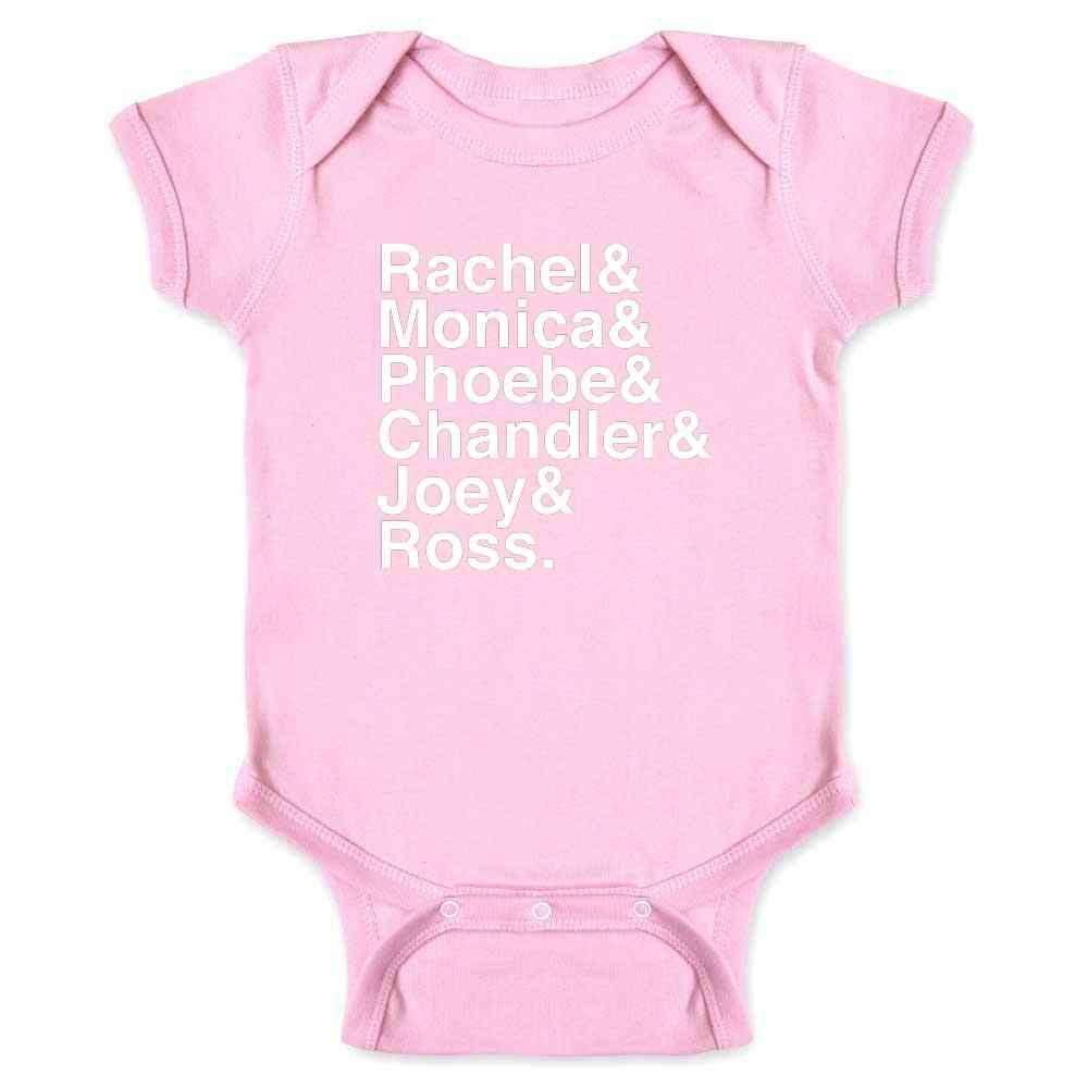 Funny Friends Character Infant Bodysuit for Newborns and Infants Pink 12M