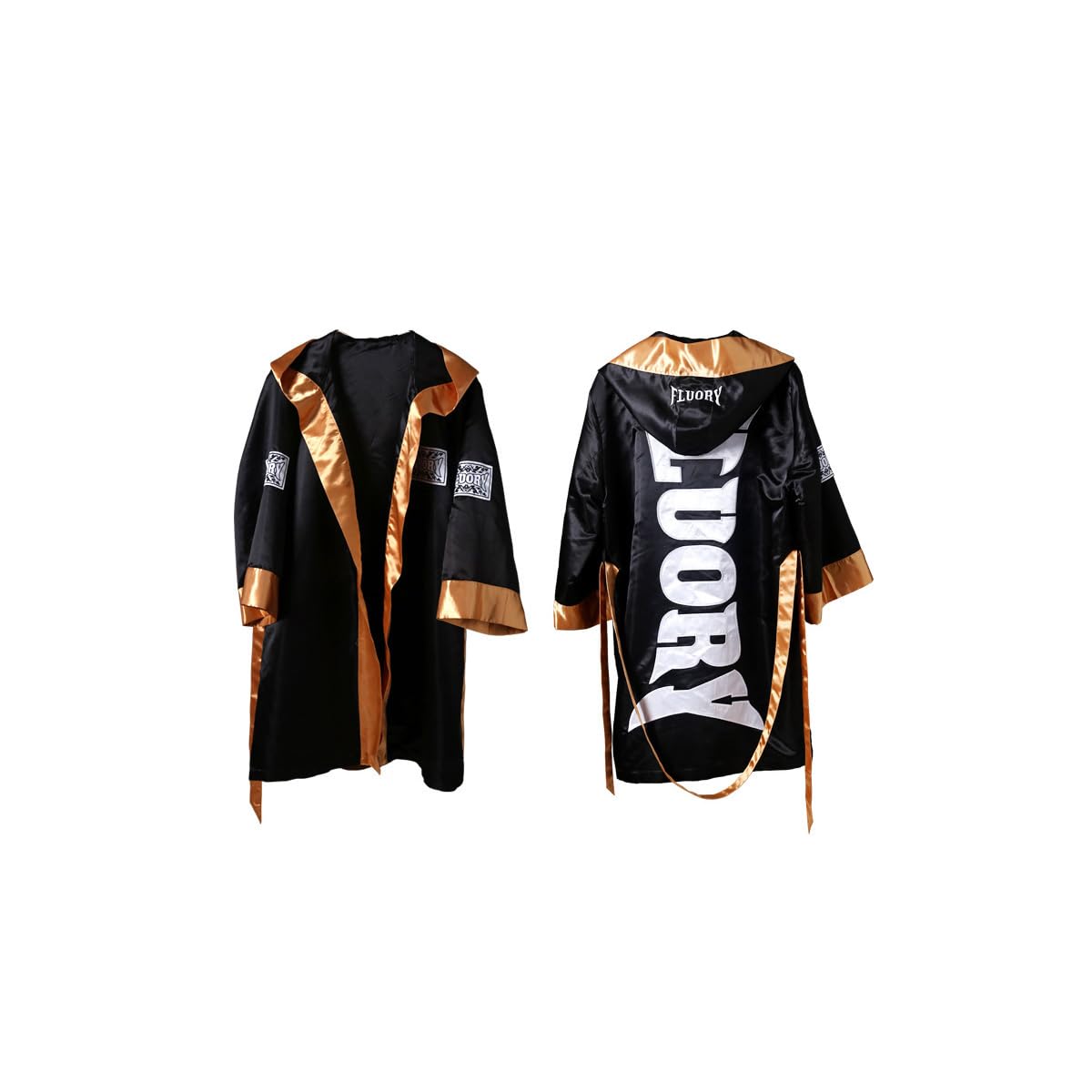 Lot de 2 peignoirs de boxe avec capuche personnalisés pour Halloween, fêtes d'anniversaire et événements à thème