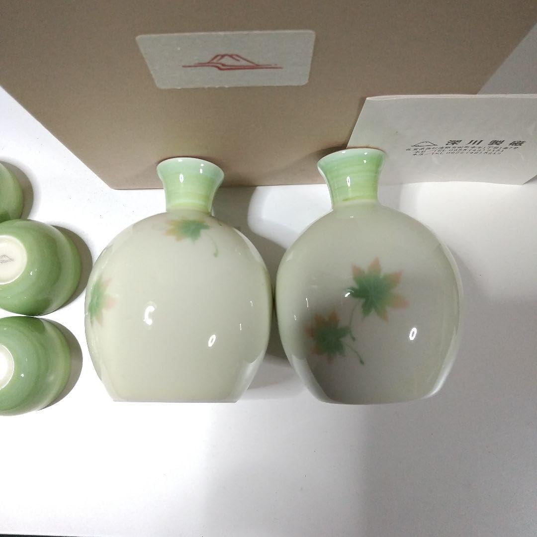 深川製磁 花丸紋 ぐい呑 珍味 小鉢 5点 深川製 【花丸紋 ぐい呑揃】2個