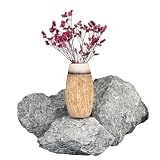RAAQUU Tsuri Vase Raku en céramique fait à la main 15,2 cm – Cadeau de poterie pour elle, bohème, boîte cadeau, cadeau pour maman, demoiselle d'honneur, cadeau de mariage, décoration d'intérieur – OV