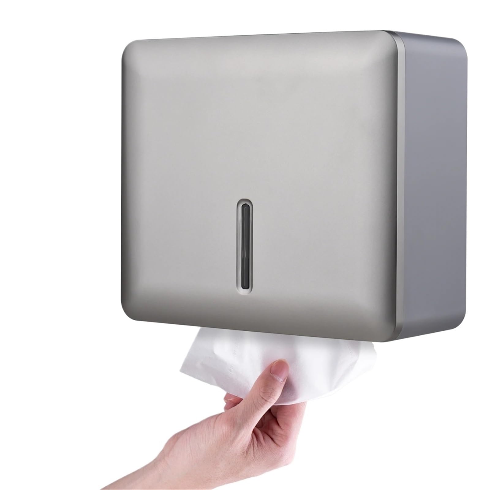 Portafazzoletti da Parete Dispenser di fazzoletti da Bagno Porta Asciugamani di Carta a Parete Dispenser di Asciugamani for Porta Carta igienica da Cucina(Dark Gray)