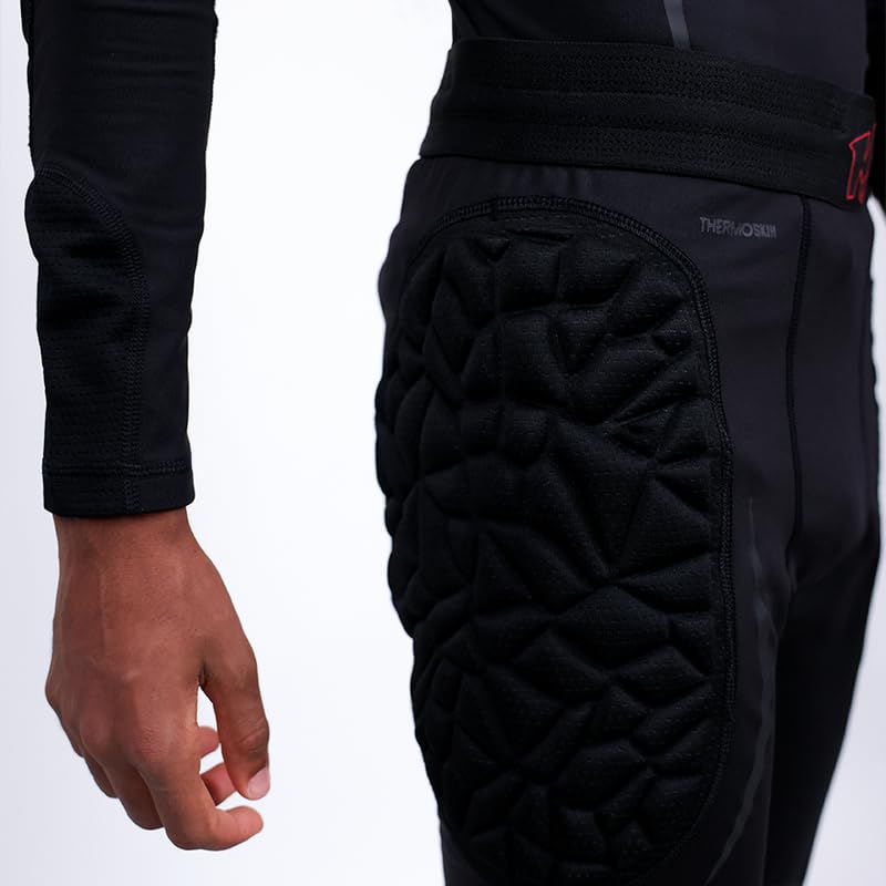 KEEPERsport Torwart Thermo Unterziehhose mit Hüft Polsterung atmungsaktiv Größen 128-XXL