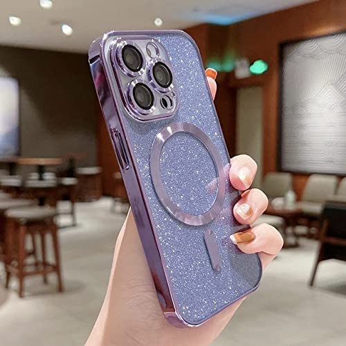 Funda iPhone 13 Pro ALLUPS de lujo electrochapada con parachoques suave reforzado