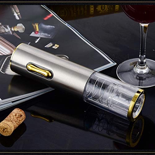 Electric Wine Bottle Opener - Portable Dry Battery Cork Remover for Home, Bar & Business Use - Convenient & Easy to Use Red Wine Accessory