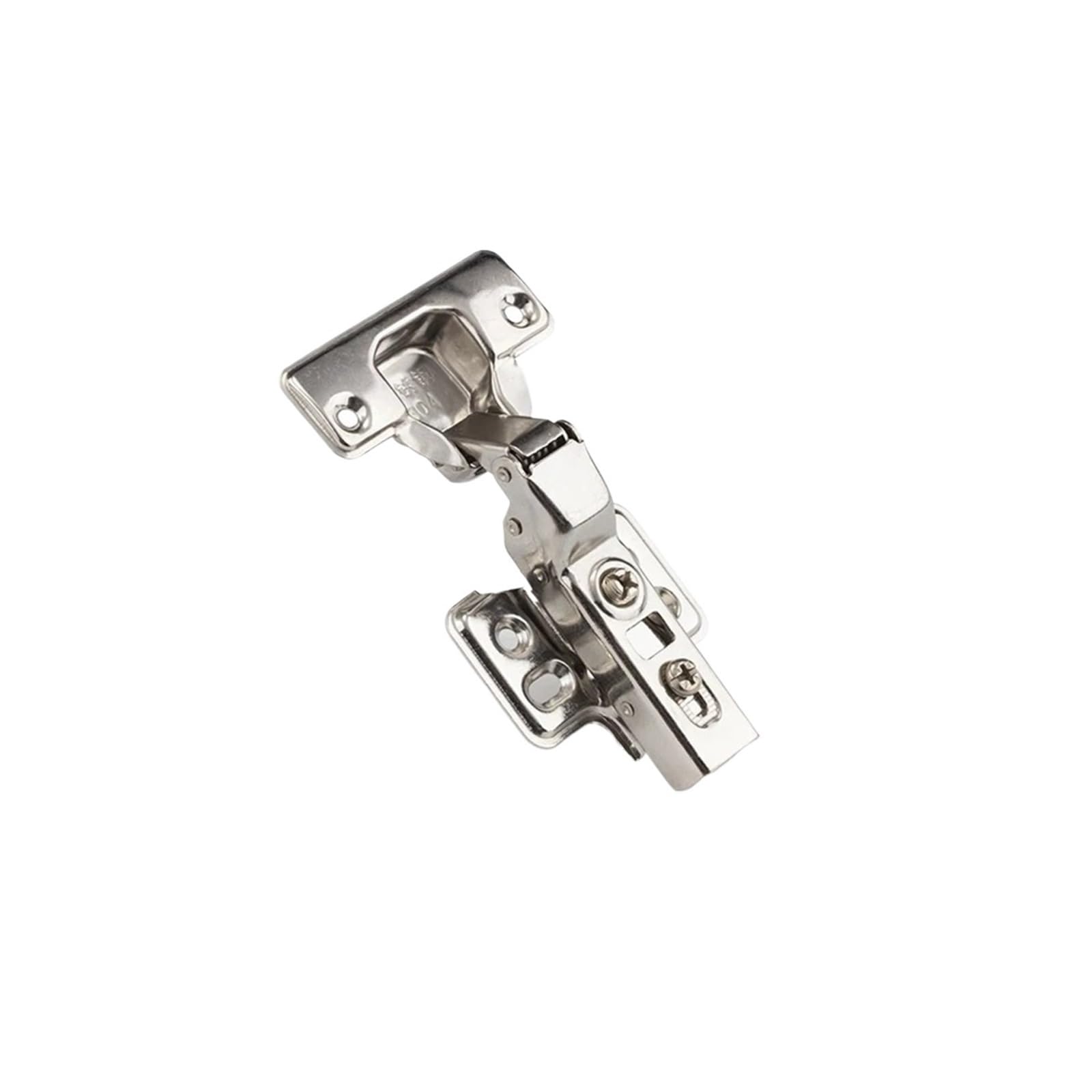 3pcs Stainless Steel Hydraulic Hinge Core Damper Buffer Cabinet Hinges Cupboard Door Euro Hinges Soft Close Hardware (Color : C Inset)