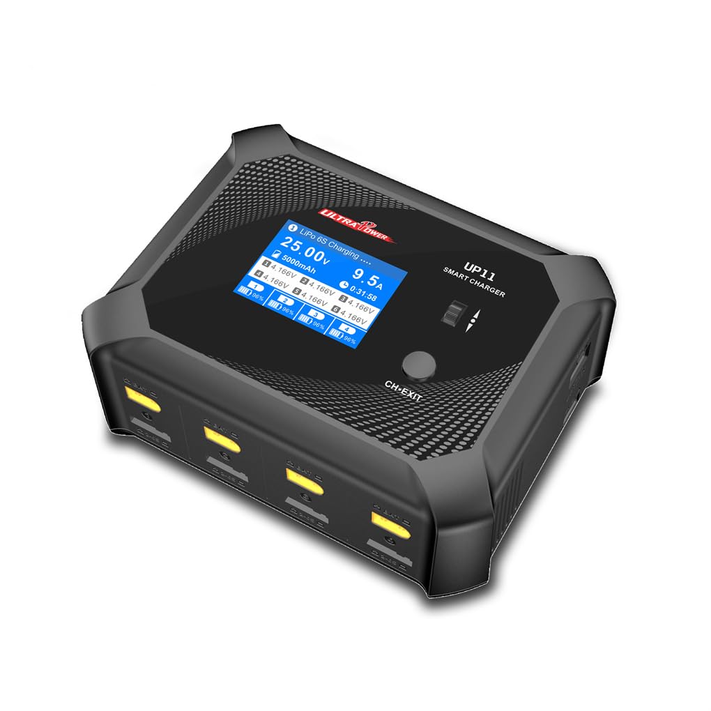 UP11 AC240W DC600W 4 canaux Chargeur d'équilibre Intelligent pour Voiture RC Smart Blance Chargeur Intelligent Blance UP11