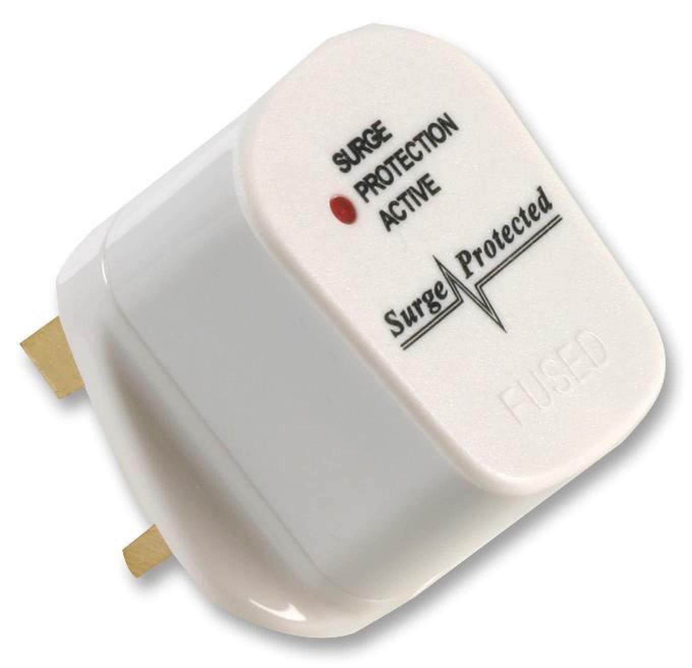 Pro Elec Surge Protected Plug Top, 13A Fuse