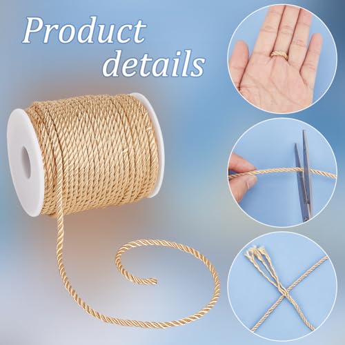 Cordón de honor dorado para graduación y decoración de eventos de 32 yardas 5