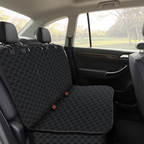 Alfheim Housses Protection Voiture Chien Résistant aux égratignures Durable et Imperméable au Siège Arrière épaissé à Double Couche de Protection...