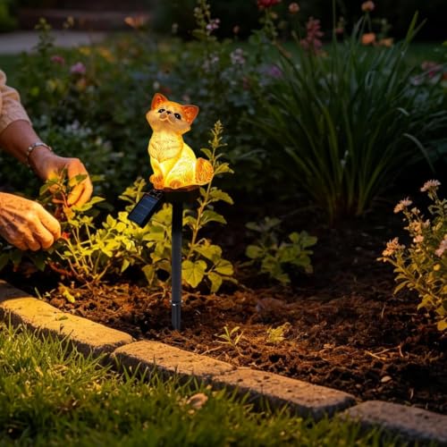 Lámparas solares de jardín impermeables para iluminar caminos oscuros y zonas de césped 2