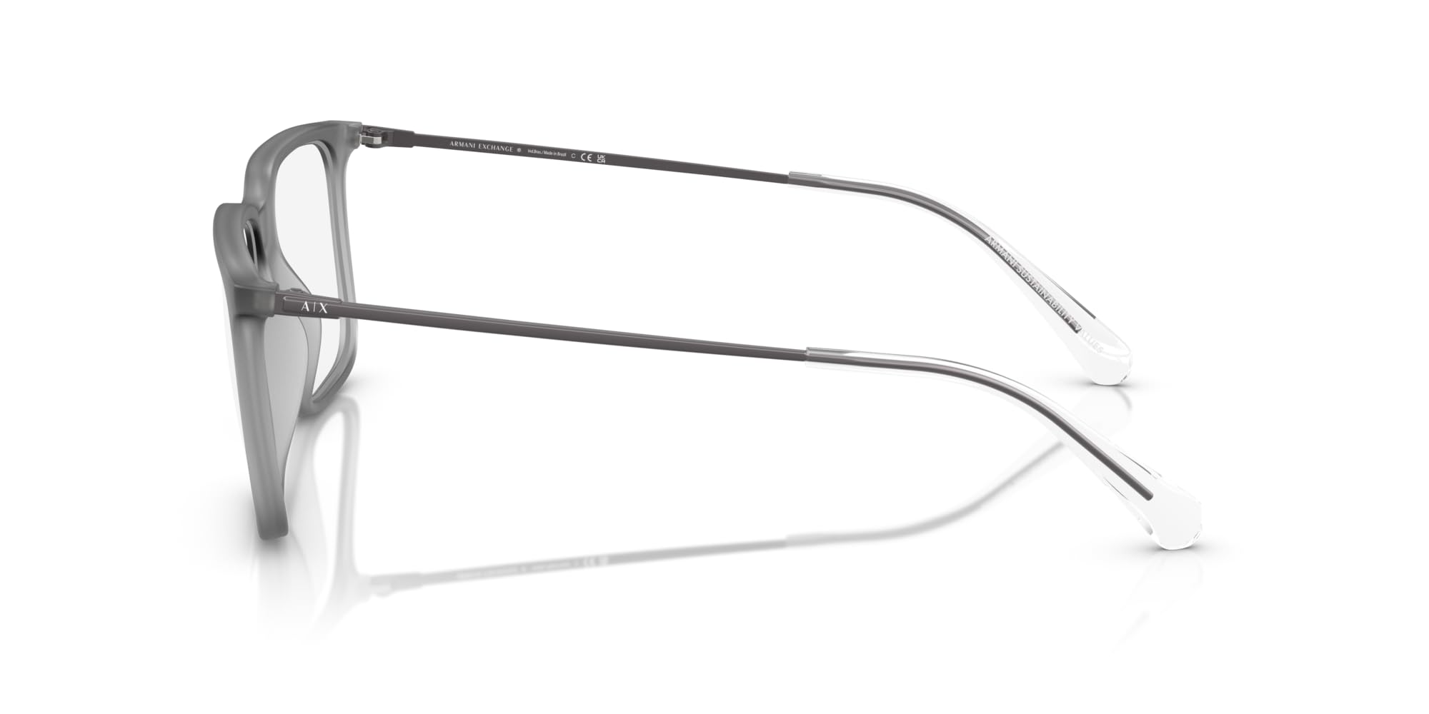 Armani Exchange Męskie kwadratowe oprawki na okulary korekcyjne Ax3119