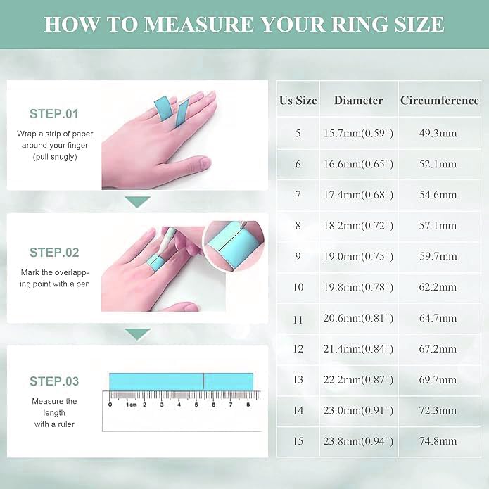 Checkered Fidget Mood Ring for Adults - 18K Gold Plated Stainless steel Rotating Spinner Statement stack mood Rings, Anxiety & Stress Relief Gift for Women/Men (Black and White Pattern) (Size 10) - Image 8