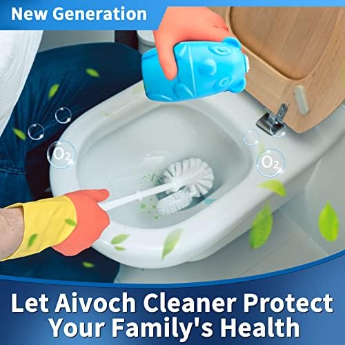 Aivoch Automatic Toilet Bowl Cleaner Tablets, Bathroom Toilet Tank Cleaner, with Sustained-Release Technology (4 Count)