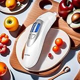 Keto Breath Meter for Ketosis Tracking - Digital Ketones Test Analyzer with 10 Mouthpieces