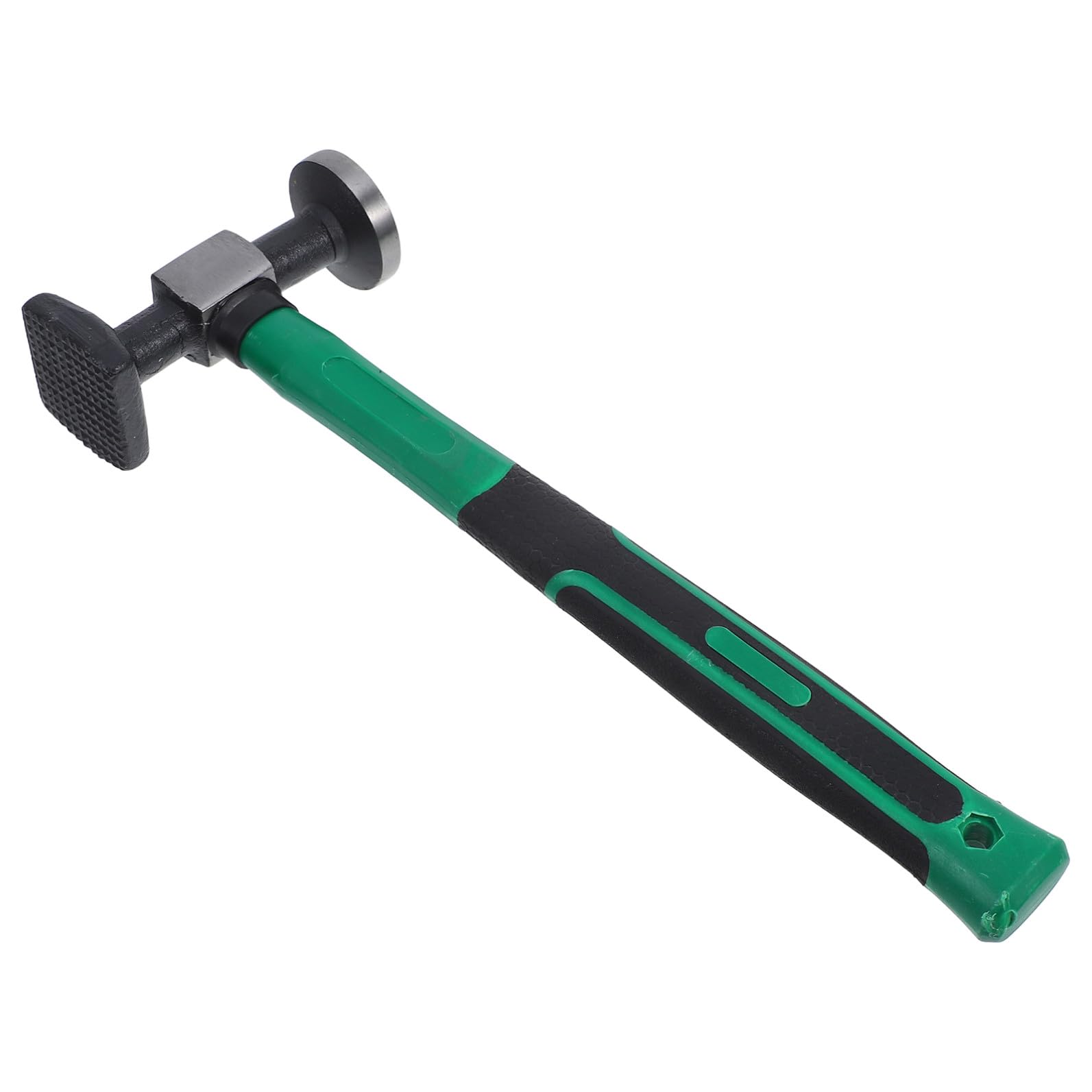 GLEAVI Martillo de Reparación para Carrocería de Coche, Herramienta Manual de Acero Mango Plástico Ergonómico, Cabeza Redonda y Cuadrada, Uso Profesional y Bricolaje, Herramienta Precisa