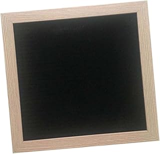 VILLCASE Felt Letter Board Letter Boards Message Board Letter Board Sign Bamboo Wooden Blackboard