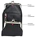 Womens Leather Cigarette and Lighter Case with Twist Clasp in Choice of Colors (Black)