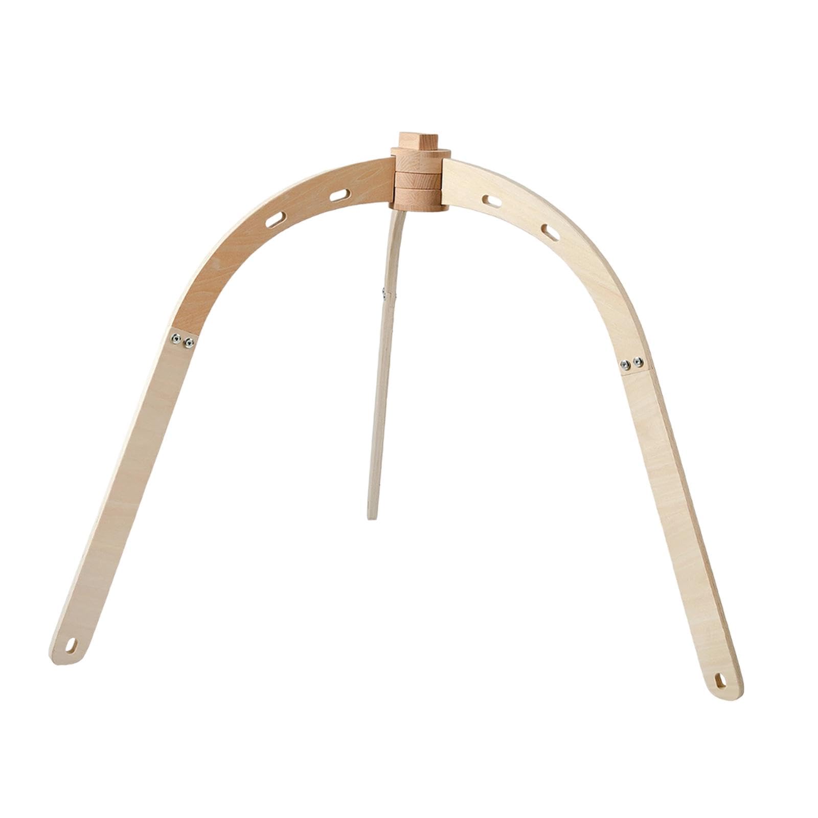 Holz Spielbogen Mit Hängespielzeug Dreieck | sicheres Dreieck-Design, aus Holz, einfacher Aufbau, fördert Motorik